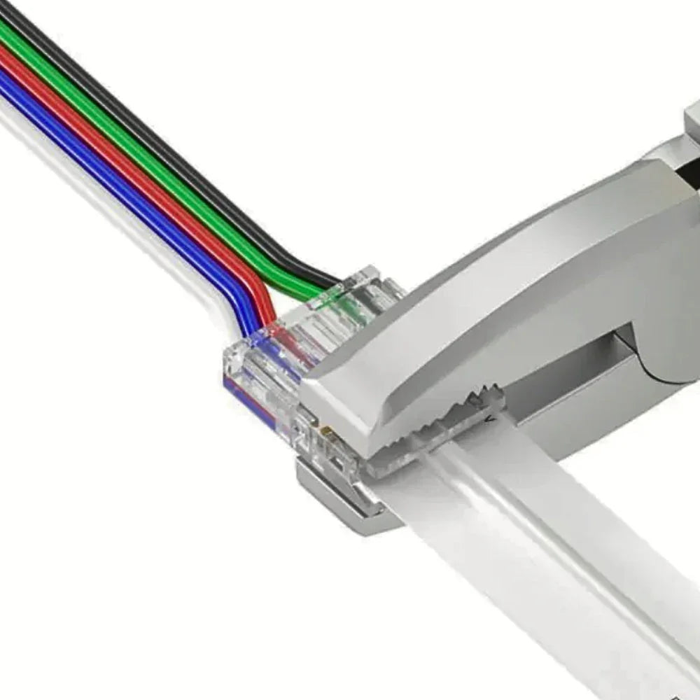 12mm 6-Pin Connectors Kit for RGB CCT COB LED Strip Light