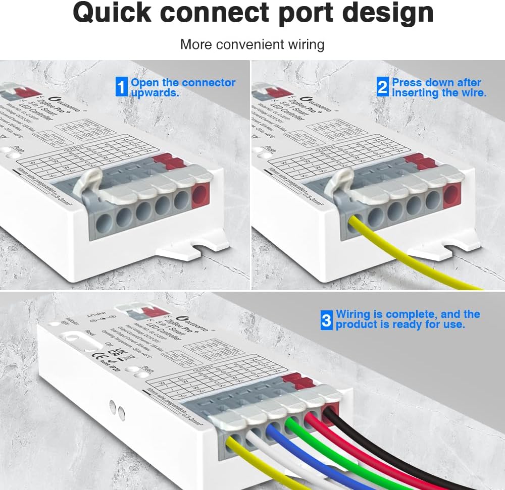 GLEDOPTO ZigBee Pro Plus 5 in 1 Series Controllers for LED Light Strips Smart Home GL-C-201P