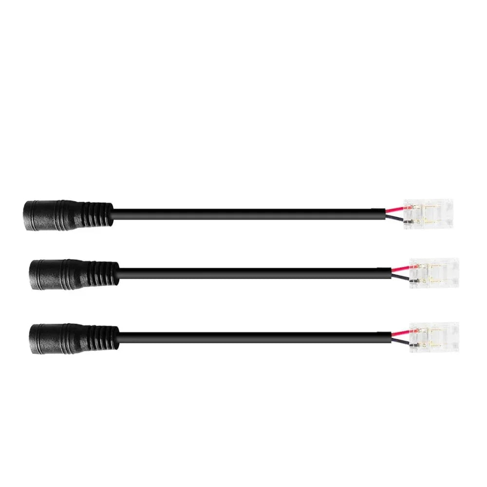 8mm 2-Pin DC Connectors for Single COB LED Strip Light IP20