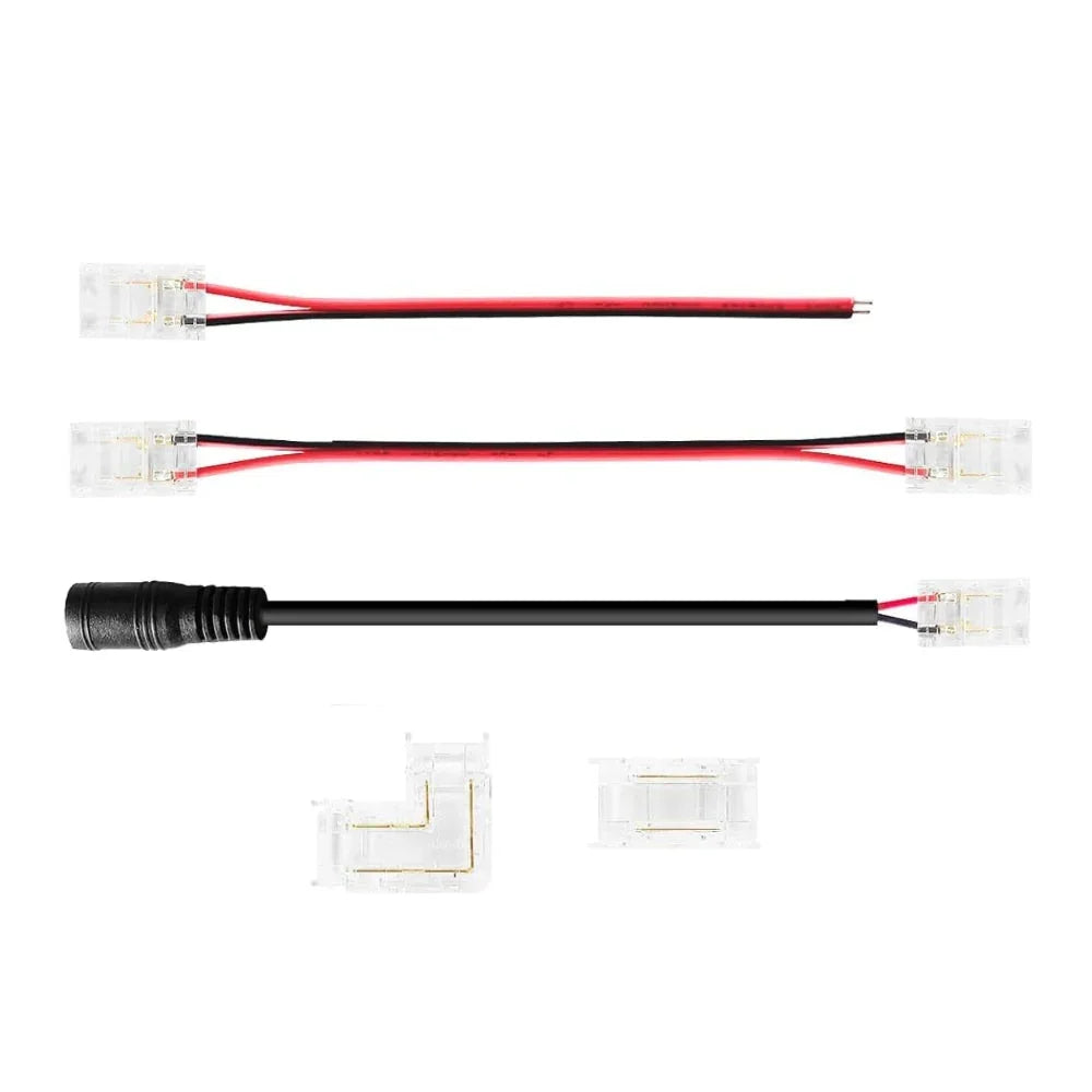 8mm 2-Pin DC Connectors for Single COB LED Strip Light IP20