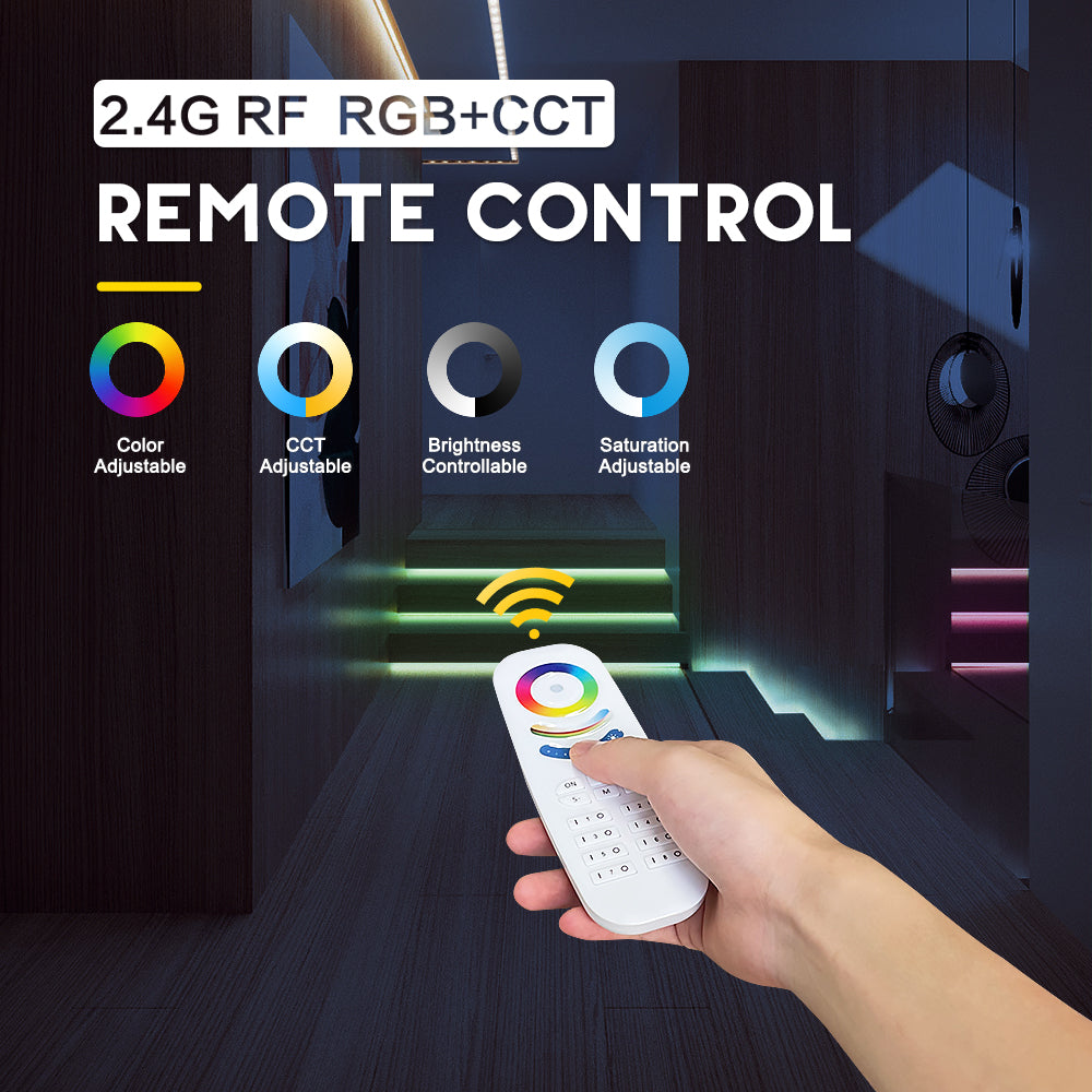 GLEDOPTO 8 Group RGB+CCT Remote Control GL-RC-009 - UK LED Lights
