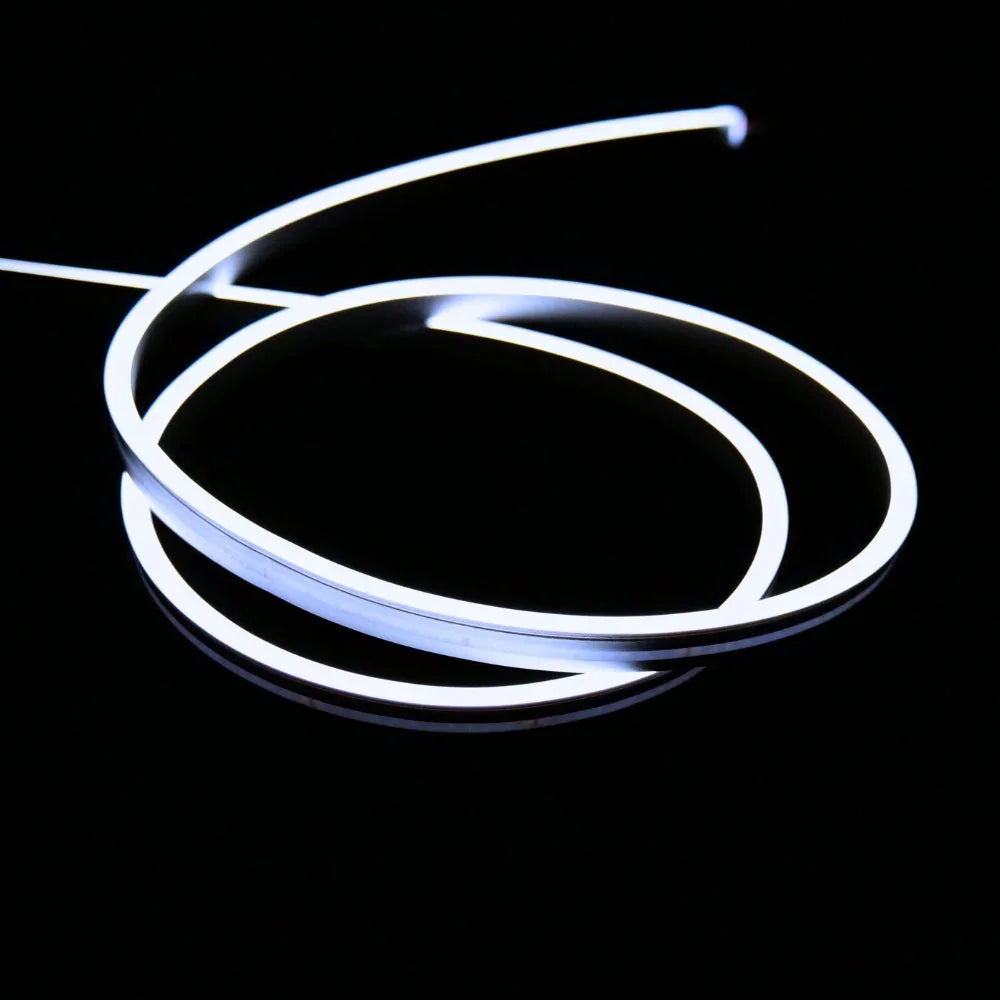 Cool White LED Neon Flex 24V 8x16mm 120LEDs/m IP65 Waterproof 15m