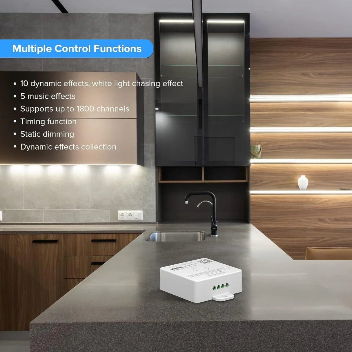 Wall Panel Controller for SP636E DC5-24V Addressable LED Strip Controller RC1