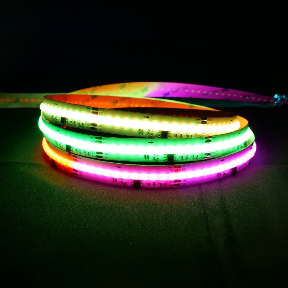 Digital Pixel RGB CCT COB Strip 24V IP20 840 LEDs/m WS2805 15mm Wide