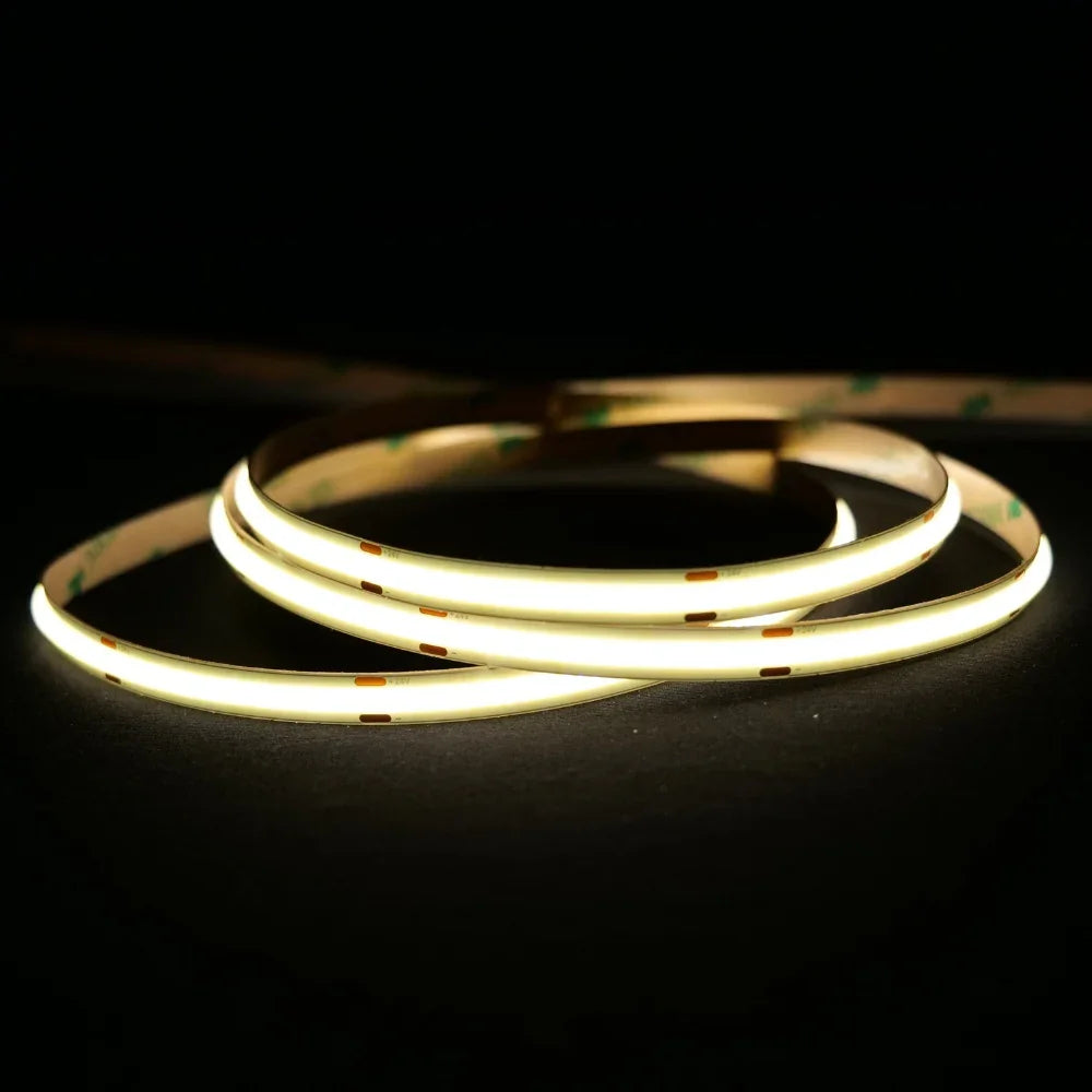 Extra long Natural White 4000K COB LED Strip 24V 480LEDs/m IP20 20m Run