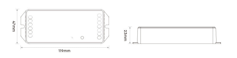 Miboxer 2 in 1 LED Controller (2.4GHz) Output Max 20A PR2 - UK LED Lights