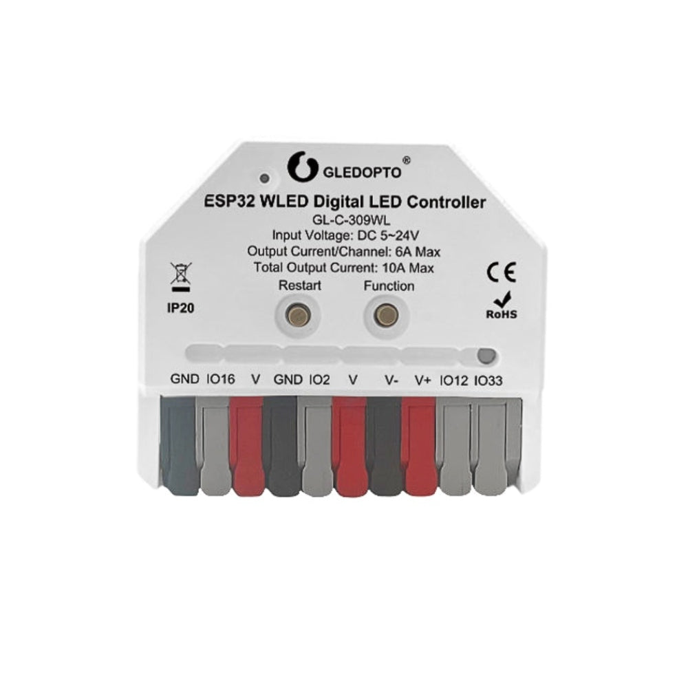 GLEDOPTO ESP32 Mini WLED Pixel Controller DIY Music GL-C-310WL