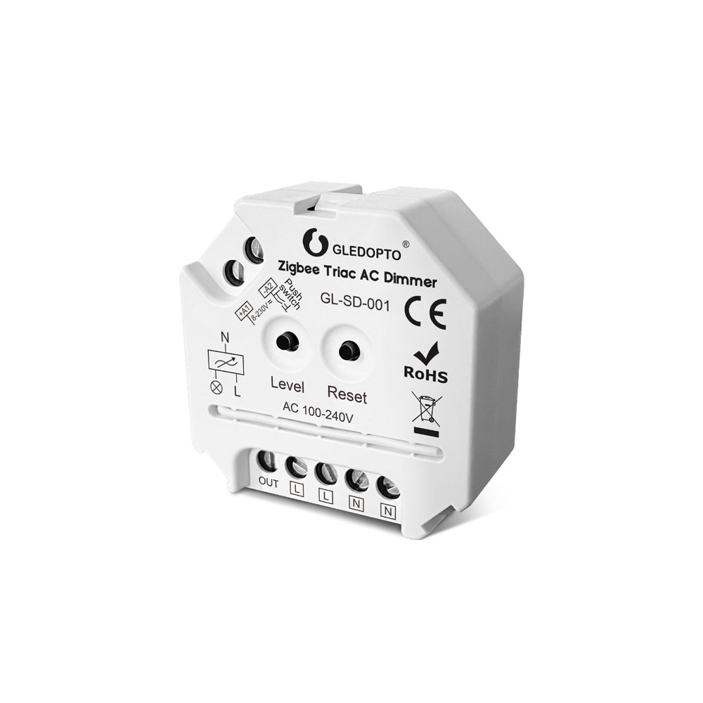 GLEDOPTO ZigBee Triac AC 100 - 240V Dimmer GL-SD-001 - UK LED Lights