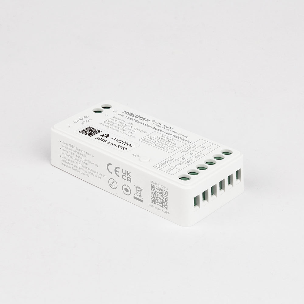 MiBoxer SM2 LED controller - angled product view