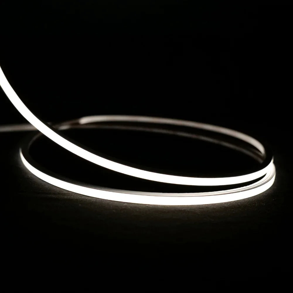 Micro Mini Natural White Neon Flex 4000K 24V Top Bend 4.5x4.5mm IP65 Waterproof 240LEDs/m