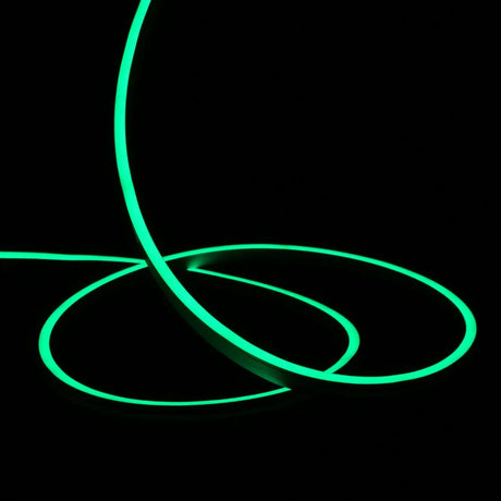 Mini Green Neon Flex 6000K 24V 6x12mm IP65 Waterproof 15m