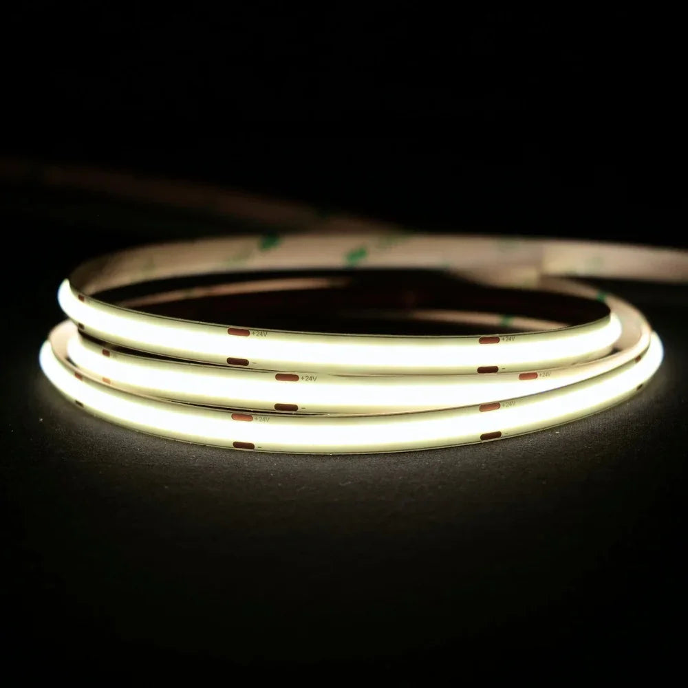 Natural White 4000K COB LED Strip 24V 480LEDs/m IP20 20m Run