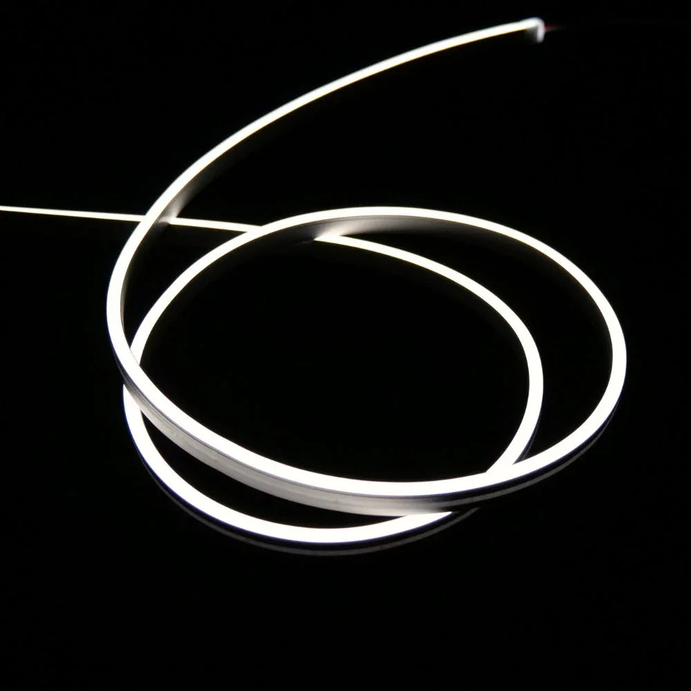 Mini Natural White Neon Flex 4000K 24V 6x12mm IP65 Waterproof 15m