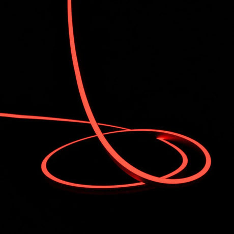 Mini Red Neon Flex 6000K 24V 6x12mm IP65 Waterproof 15m