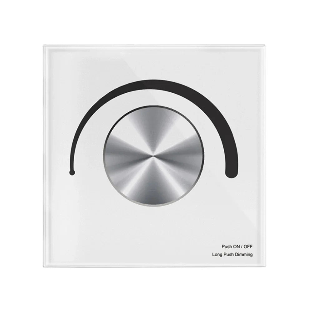 AC Triac Glass Rotary Panel Dimmer S1-K