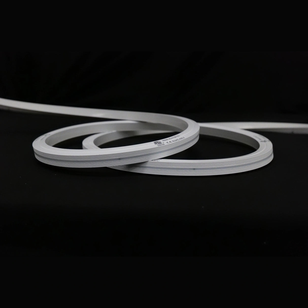 Unlit Neon Flex - supplied 48V marked profile detail
