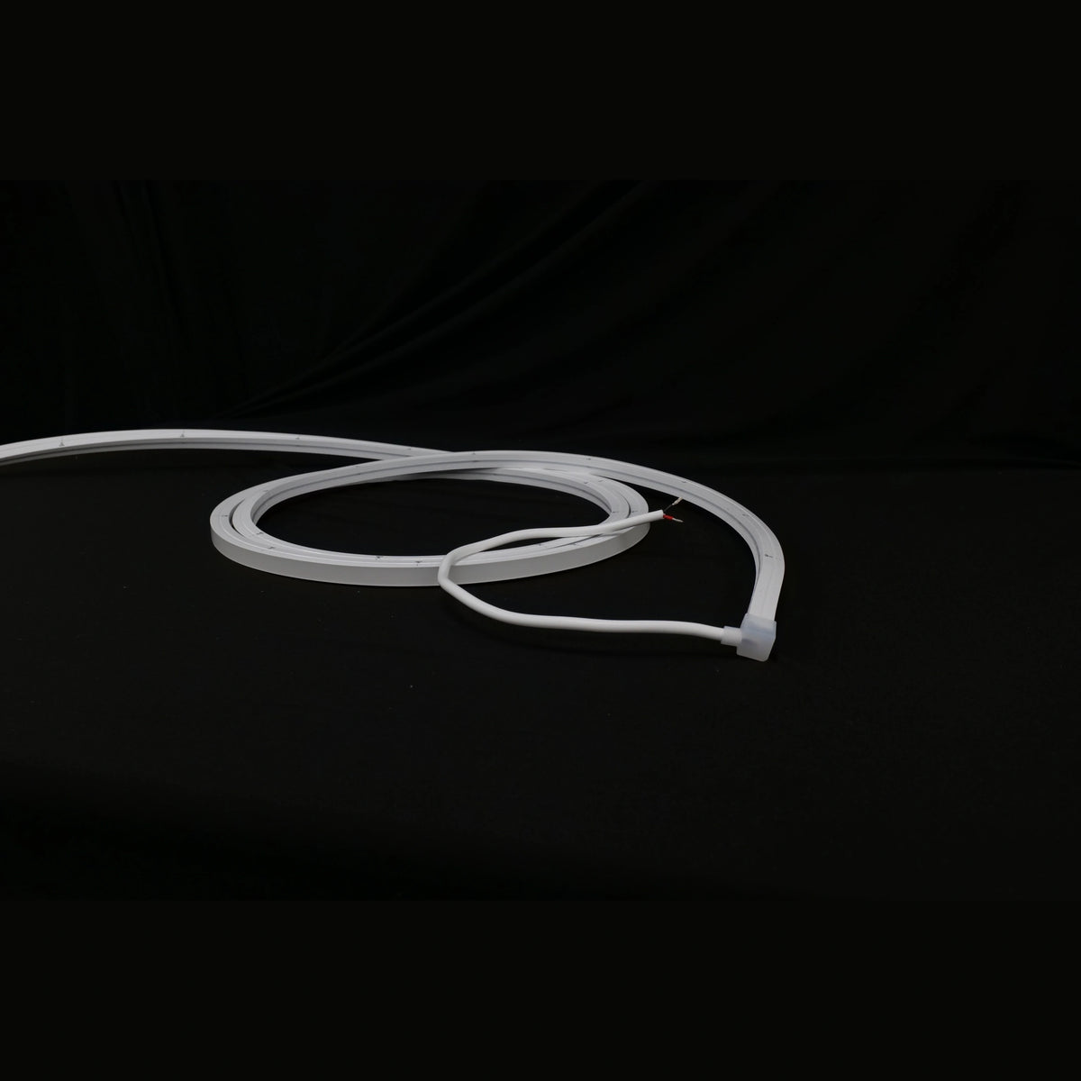 Unlit Neon Flex - supplied coil and cable view