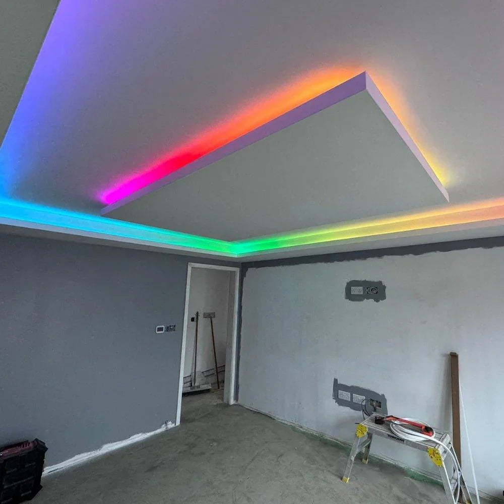 Addressable Digital Pixel RGB Neon Flex 24V 12x20 WS2811 IP65 Waterproof - UK LED Lights