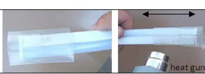 Adhesive Clear Heat Shrink Sleeving - 2:1 Weatherproof Heatshrink Tubing 16-25mm 1 Metre - UK LED Lights