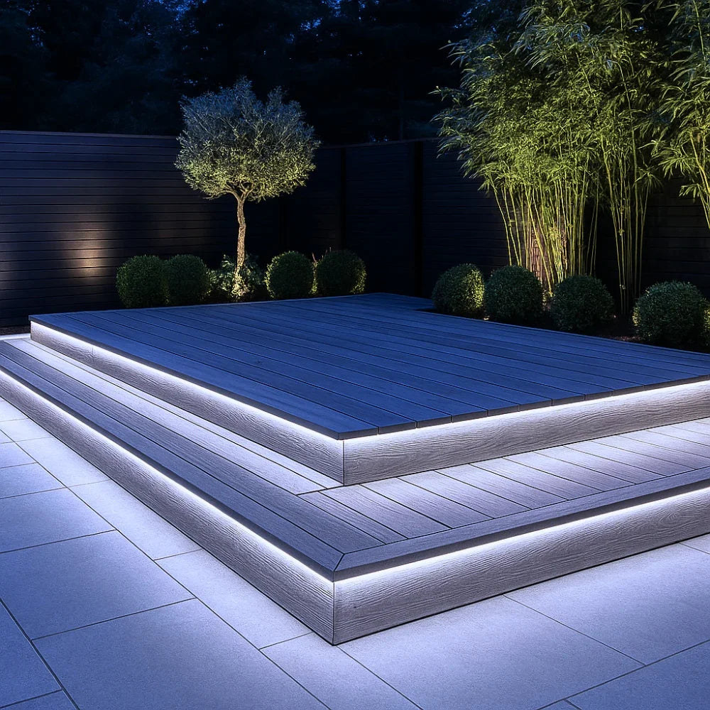 Cool White 6000K — MaxiFlex Driveway LED Lights 8x16mm Ip67 24V 5cm Cut 20 Metre