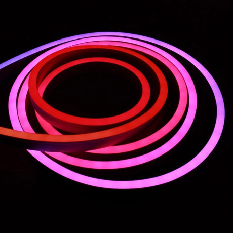 Digital Pixel RGB Neon Flex Addressable 24V 10x20mm IP68 Waterproof WS2811 - UK LED Lights