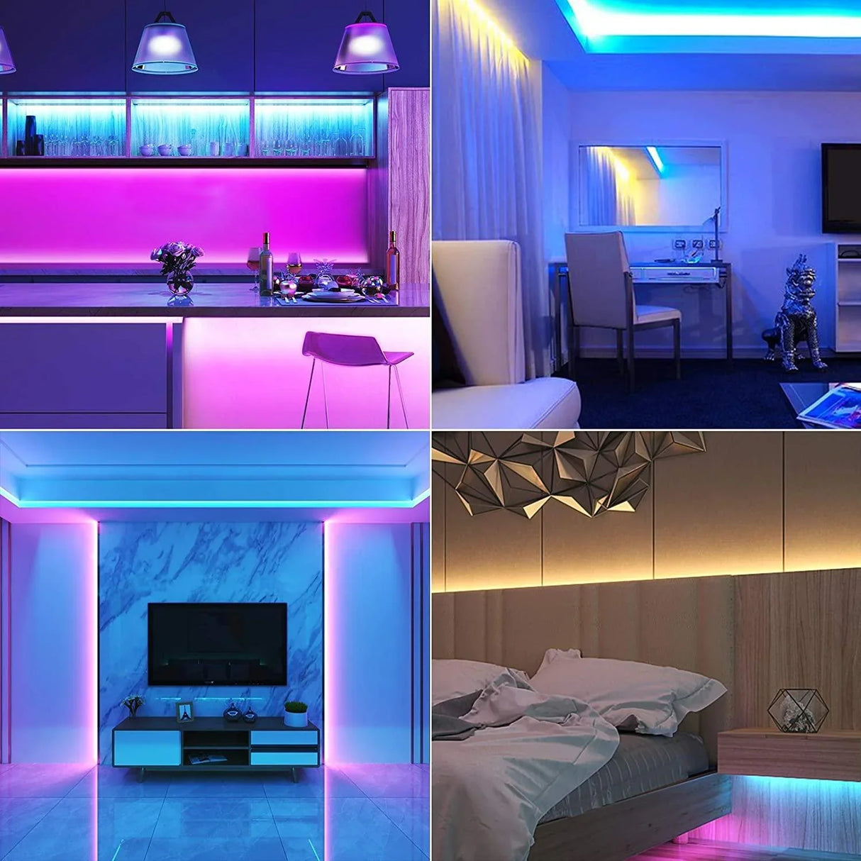 Digital Pixel RGB Strip 12V WS2811 Addressable 5050 60LED/m IP20 5 Metre - UK LED Lights