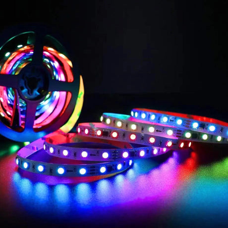 Digital Pixel RGB Strip 12V WS2811 Addressable 5050 60LED/m IP20 5 Metre - UK LED Lights