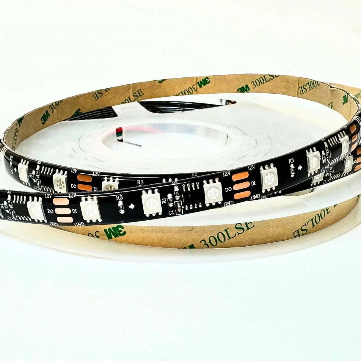 Digital Pixel RGB Strip 12V WS2811 Addressable 5050 60LED/m IP20 5 Metre - UK LED Lights