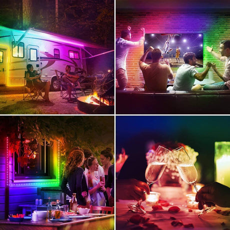 Digital Pixel RGB Strip 12V WS2811 Addressable 5050 60LED/m IP20 5 Metre - UK LED Lights