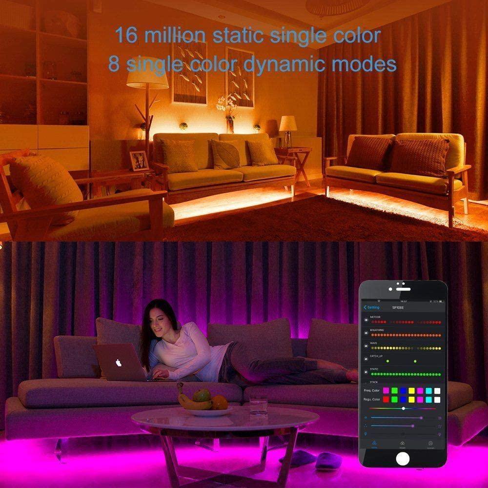 Digital Pixel RGB Strip Bluetooth App Controller DC 5V-24V for SK6812 SK6812-RGBW WS2812 WS2813 WS2811 - UK LED Lights