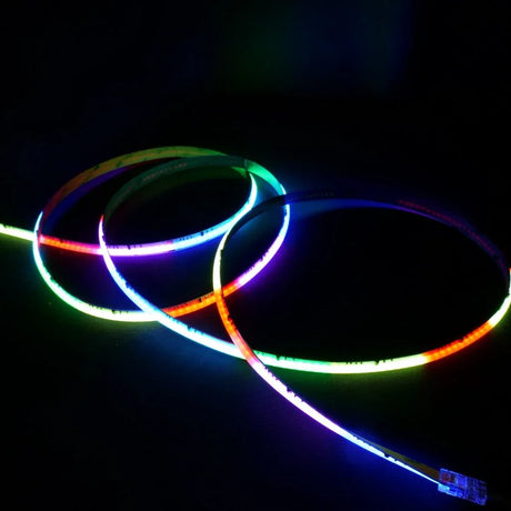 Digital Pixel RGBW (3000K) COB Strip 24V IP20 720 LEDs/m WS2814 10mm wide - UK LED Lights