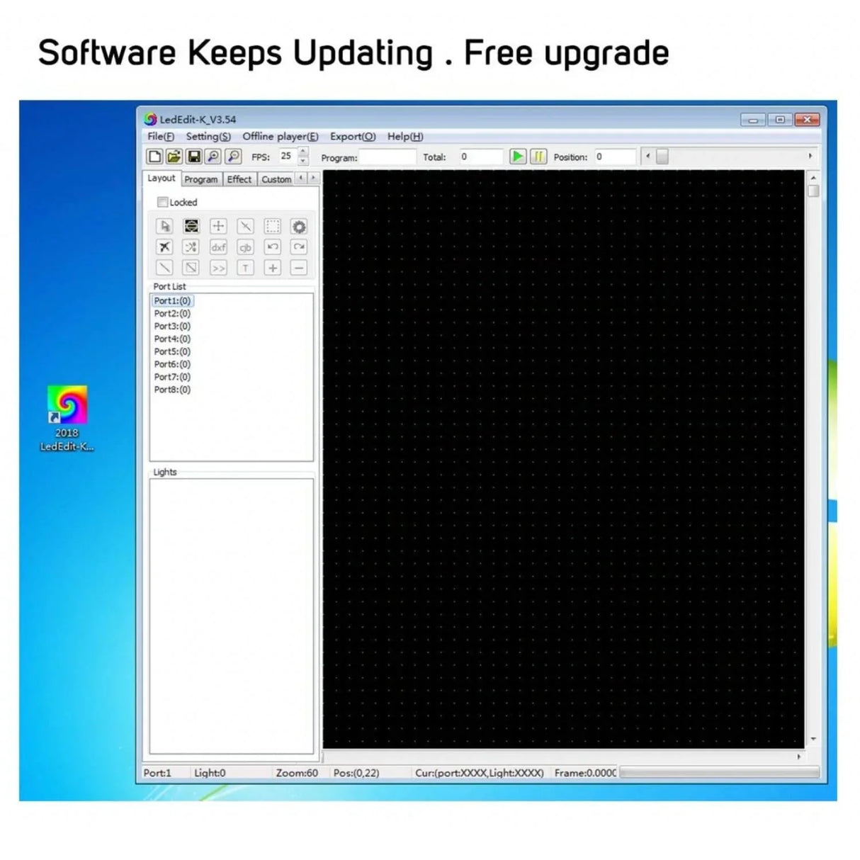 Digital RGB Pixel Controller K-1000C (T-1000S Updated) WS2812B WS2815 SK6812 WS2811 WS2801 LED Strip LED Matrix LED String 1536 Pixels Controller DC5-24V Addressable Programmable Controller with SD Card - UK LED Lights