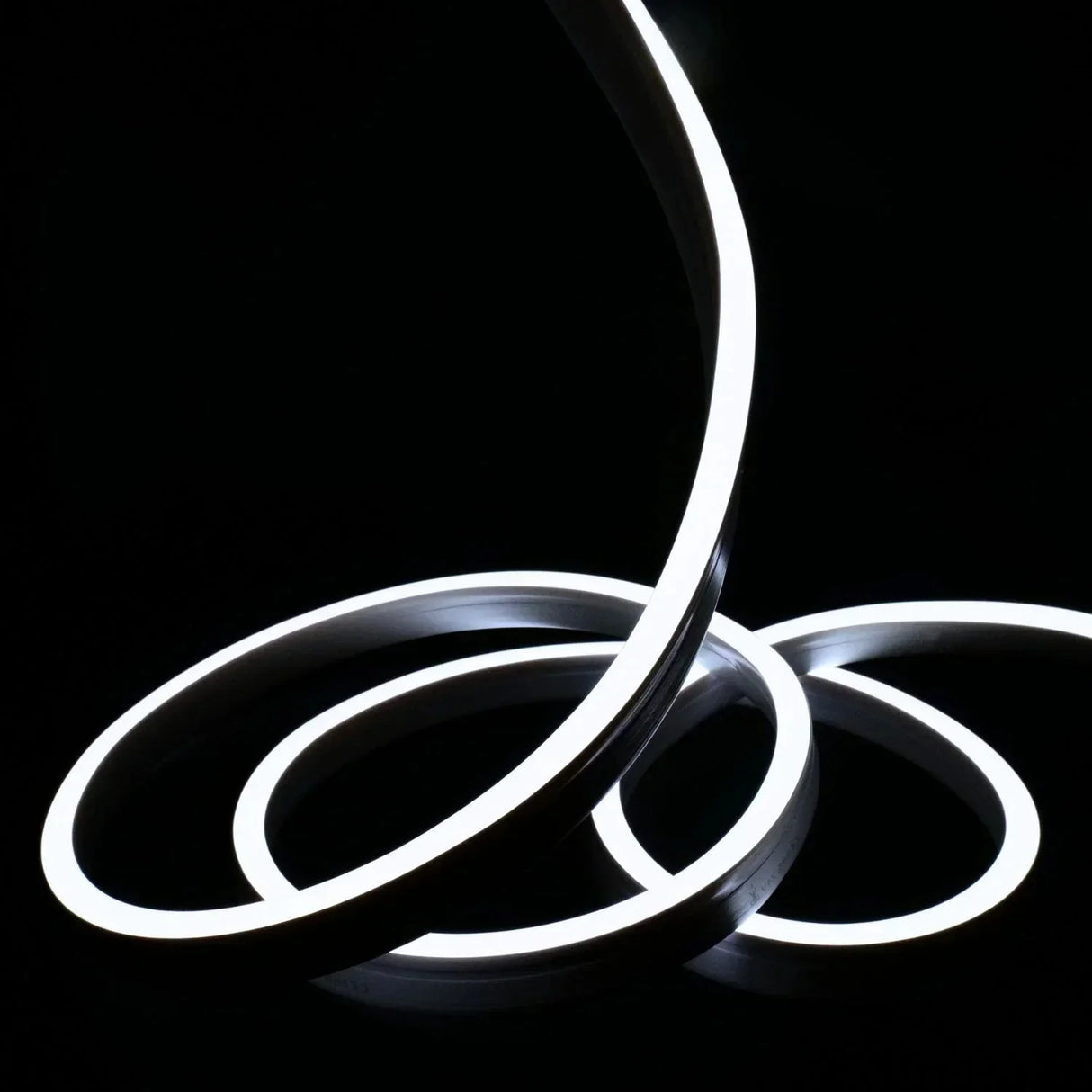 Cool White Neon Flex 6000K 48V 10x20mm IP67 Waterproof 50m