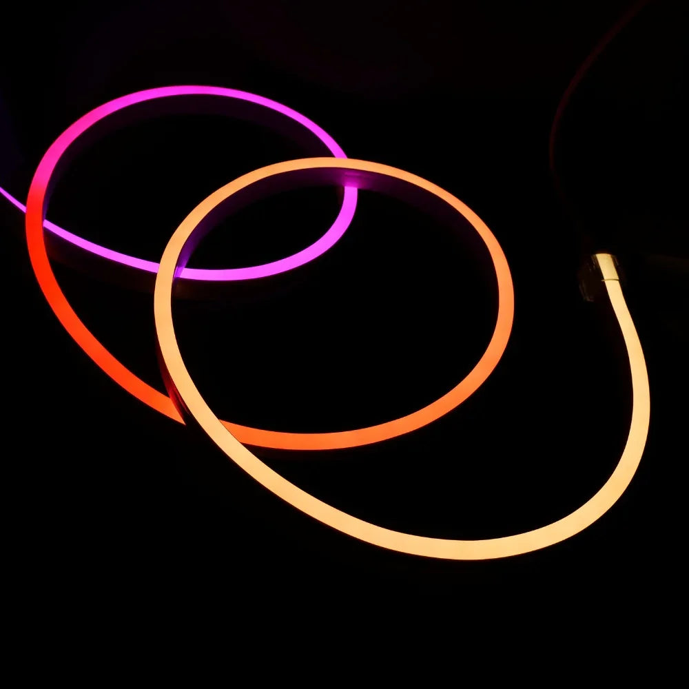 Digital Pixel RGB Neon Flex Addressable 24V 10x20mm IP68 Waterproof WS2811 - UK LED Lights
