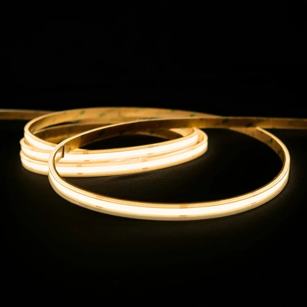 Extra long Warm White 3000K COB LED Strip 24V 480LED/m IP67 20m Run
