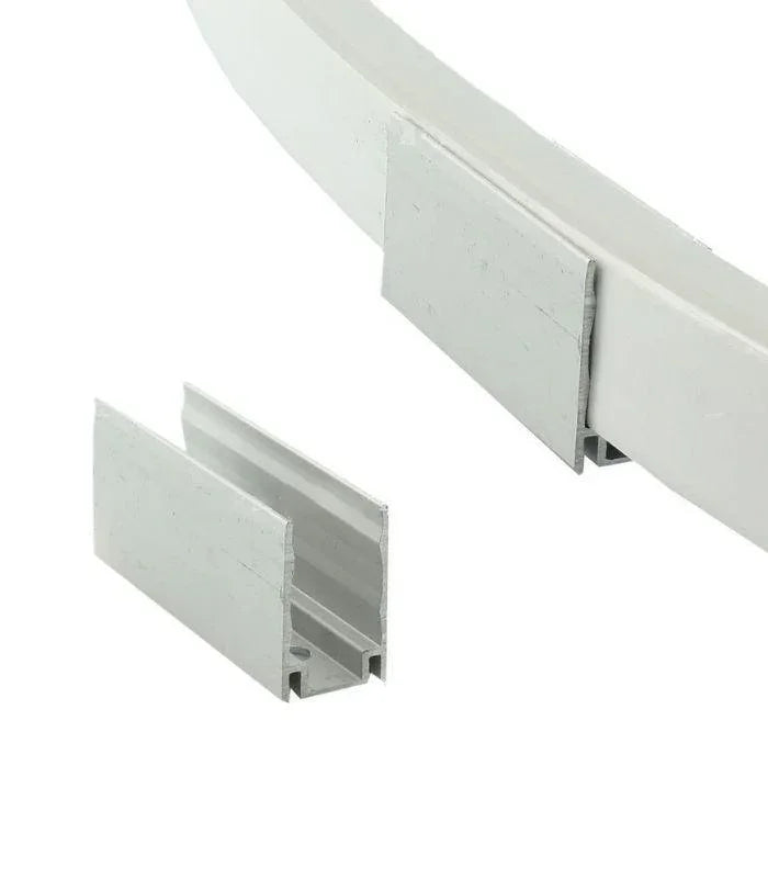 GooChan 100-Pack LED Strip Mounting Clips - Clear, Ultra-Thin Fixing Brackets With Screws For COB & PCB Light Strips - View #6