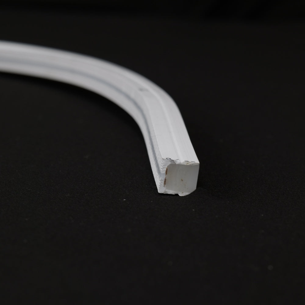 10x10mm vertical bend neon flex on fascia and soffit line, 2700K warm white 48V