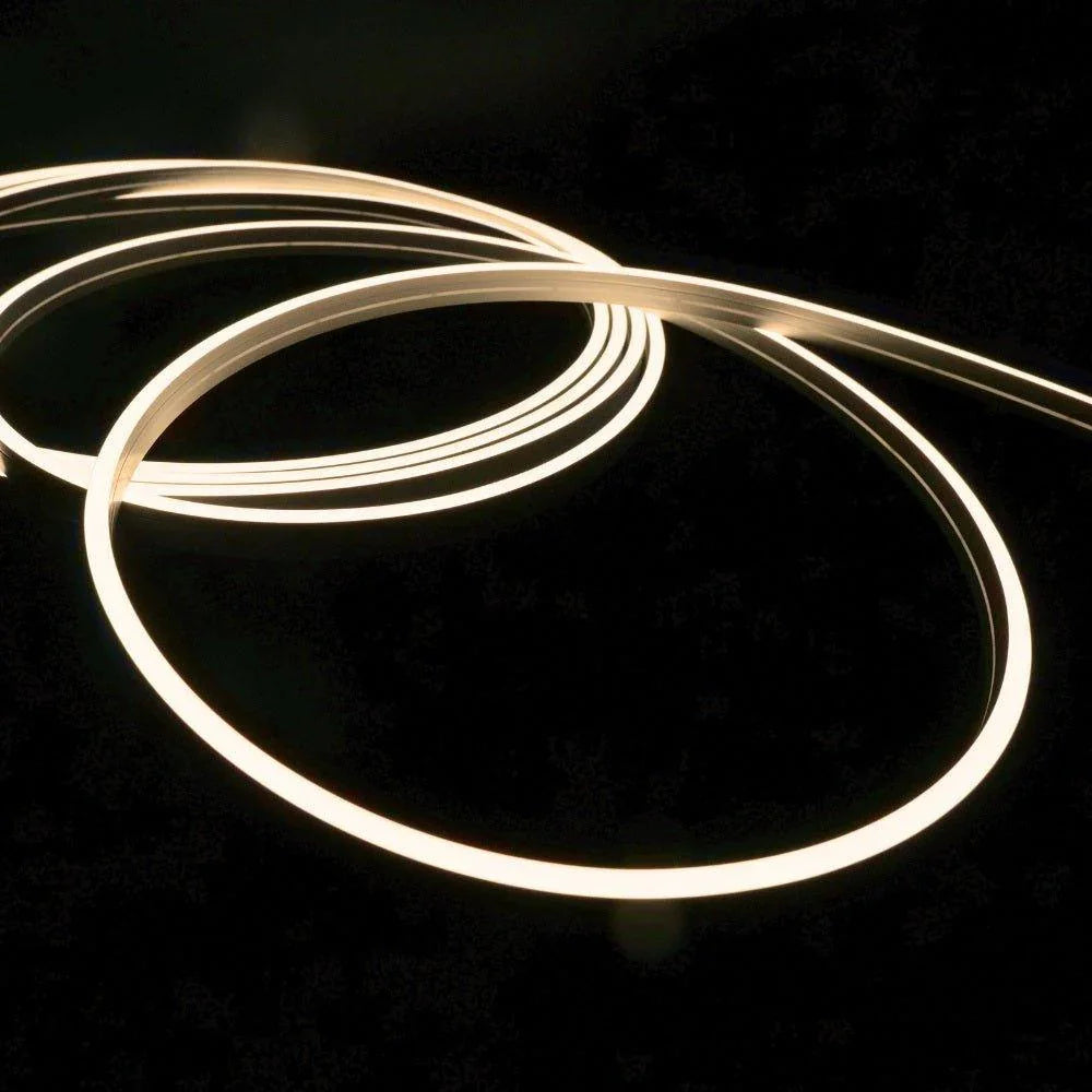 Mini Warm White Neon Flex 3000K 4x8mm IP65 Waterproof 140 LEDs/m free cut