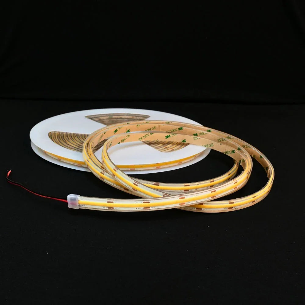 Natural White 4000K COB LED Strip 24V 384 LEDs/m IP68 Waterproof
