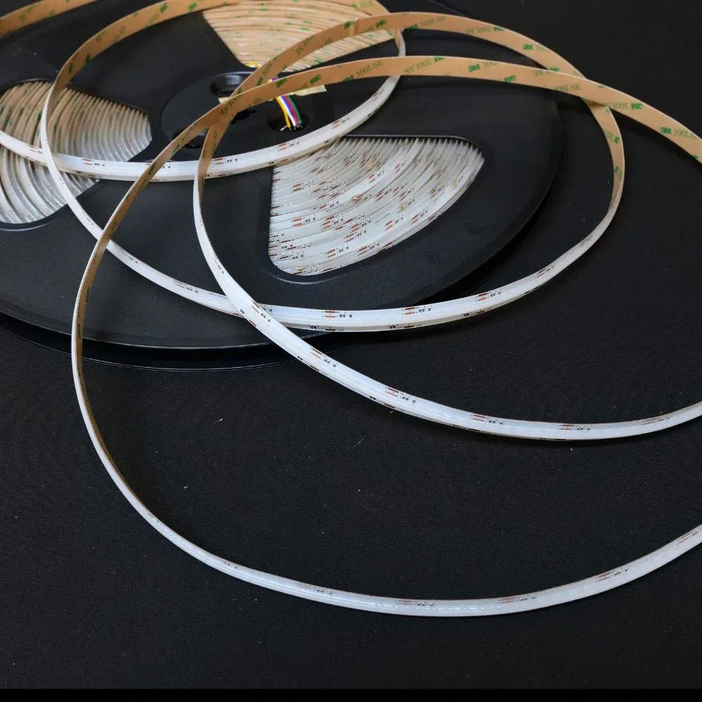 RGB CCT COB LED Strip 24V IP20 non-Waterproof 840 LEDs/m 12mm Wide - UK LED Lights