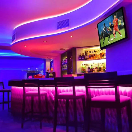 RGB CCT COB LED Strip 24V IP20 non-Waterproof 840 LEDs/m 12mm Wide - UK LED Lights
