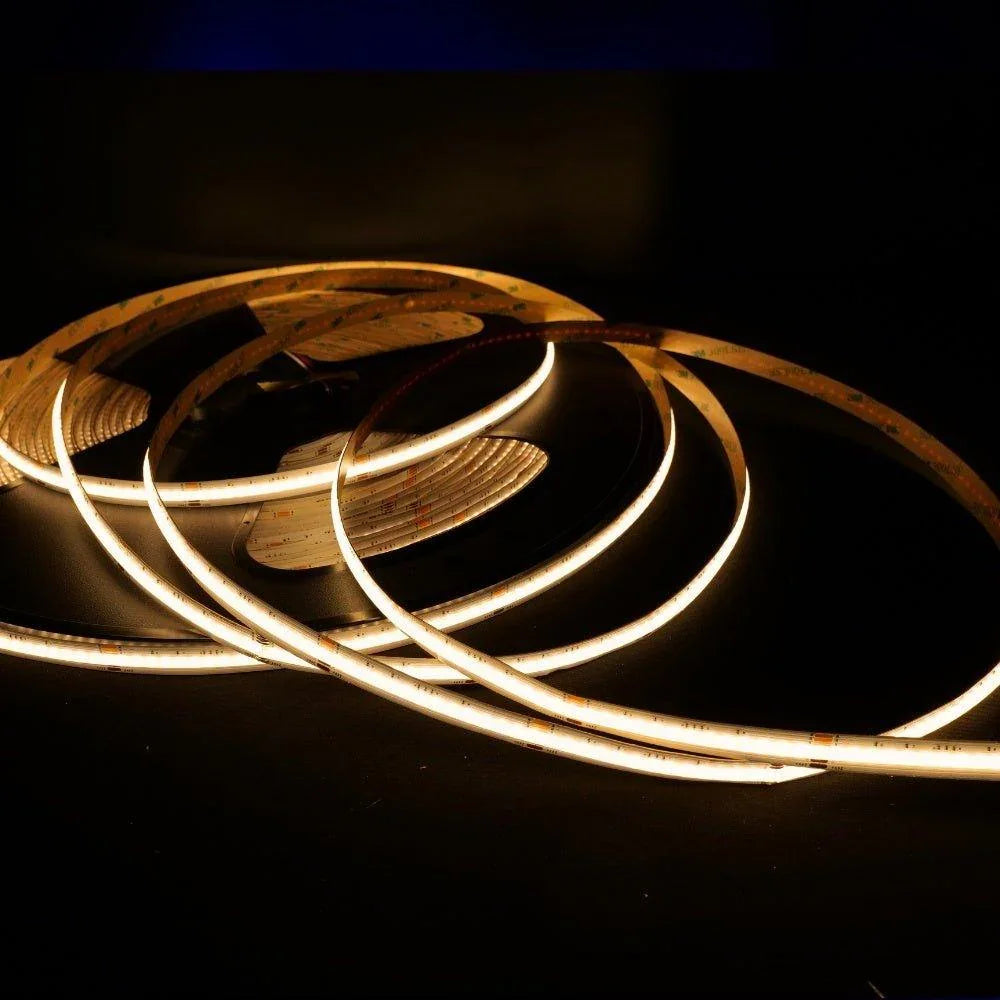 RGB CCT COB LED Strip 24V IP20 non-Waterproof 840 LEDs/m 12mm Wide - UK LED Lights
