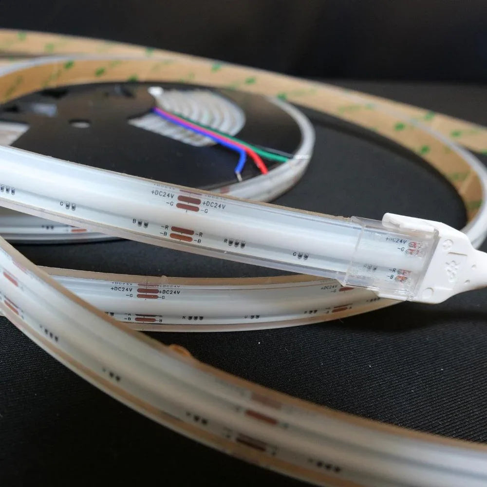 RGBW (Warm White) COB LED Strip 24V IP68 Waterproof 784 LEDs/m