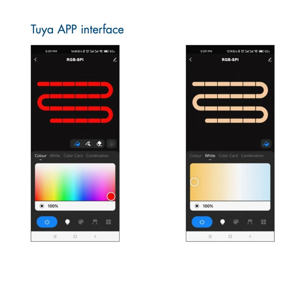Skydance Digital Pixel RGB Controller 5-24VDC WiFi & RF RGB/RGBW SPI LED Controller WT-SPI (Tuya App) WS2811 with Remote - UK LED Lights