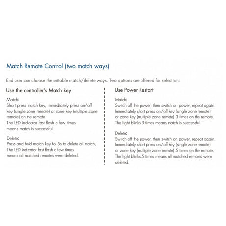 Skydance Single Colour 1CH*15A 12-48VDC CV Controller, Push-Dim V1-L/P with R6-1 Remote - UK LED Lights