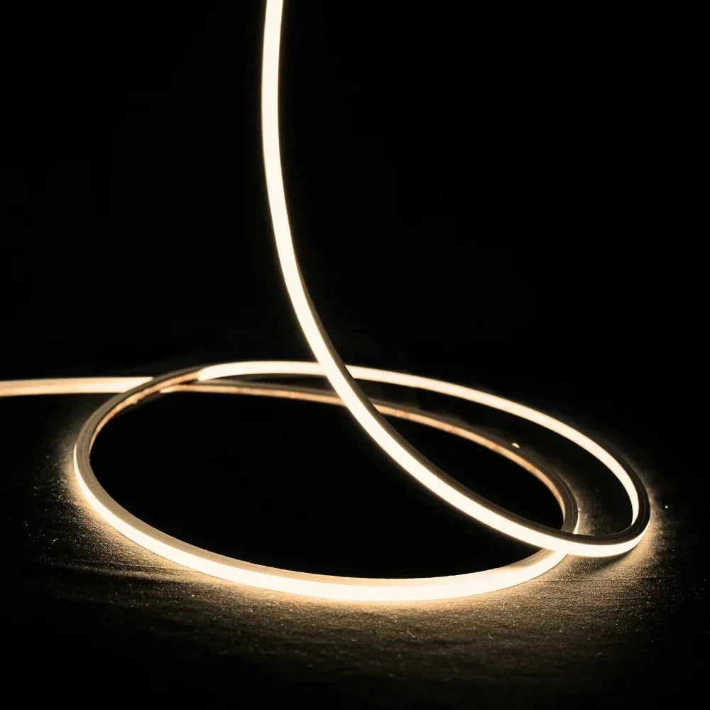 Lit 3000K warm-white 10×6mm Mini Neon Flex coil