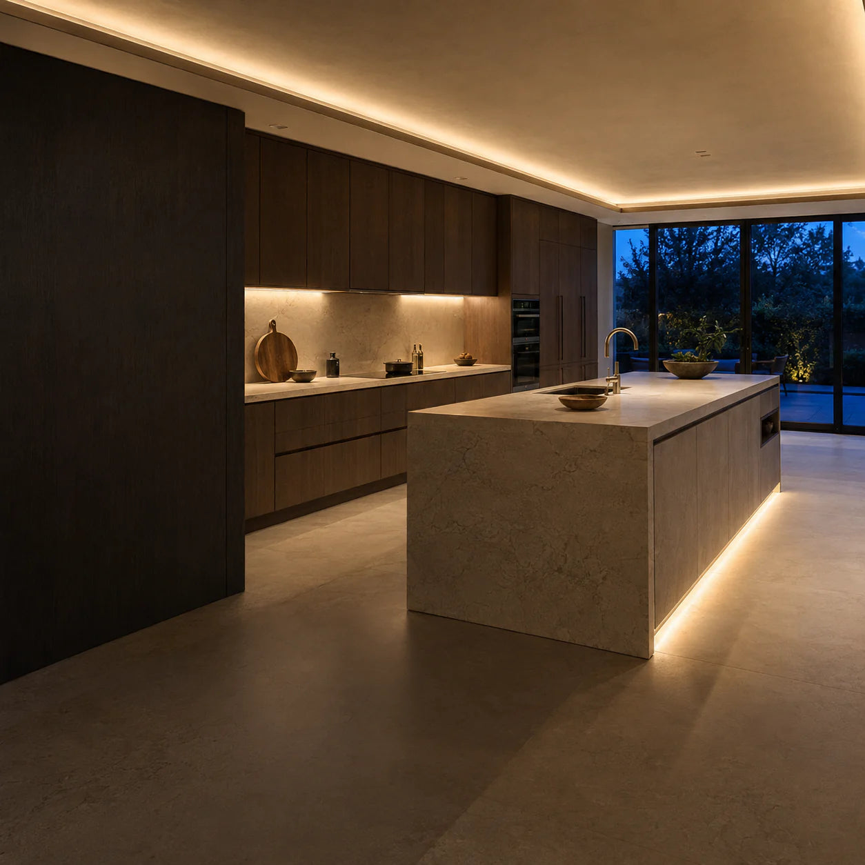 Home Under Cabinet Kitchen Coving Island