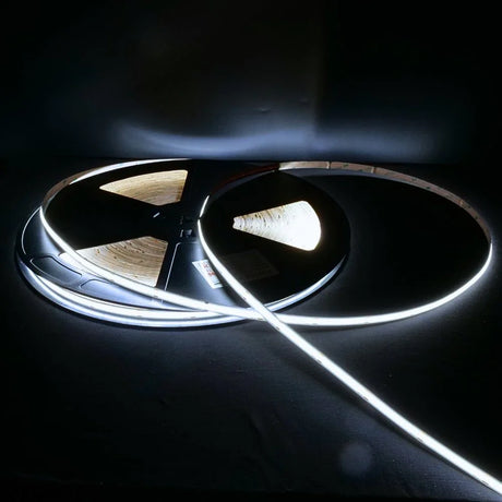 Extra Long Cool White 6000K COB LED Strip 48V 480LEDs/m IP20 - UK LED Lights