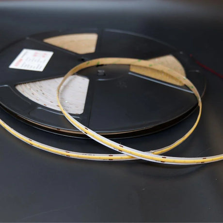 Extra Long Warm White 3000K COB LED Strip 48V 480LEDs/m IP20 - UK LED Lights