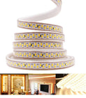 Warm White LED Strip 220V 240V 180LEDs/m SMD5730 IP65 with UK Plug